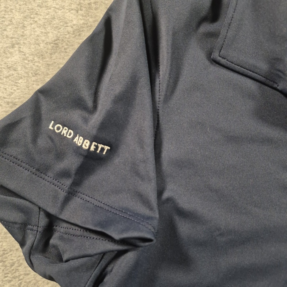 Peter Millar Womens Sun Protection UPF 50+ Golf Polo Shirt Navy Blue Size Medium - Picture 4 of 9